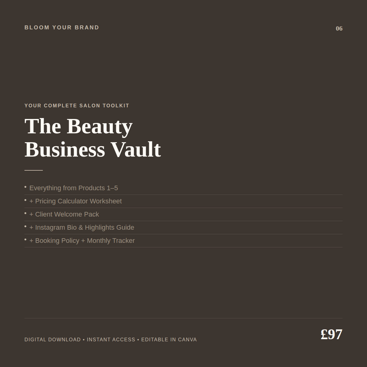 The Beauty Business Vault — Your Complete Salon Toolkit